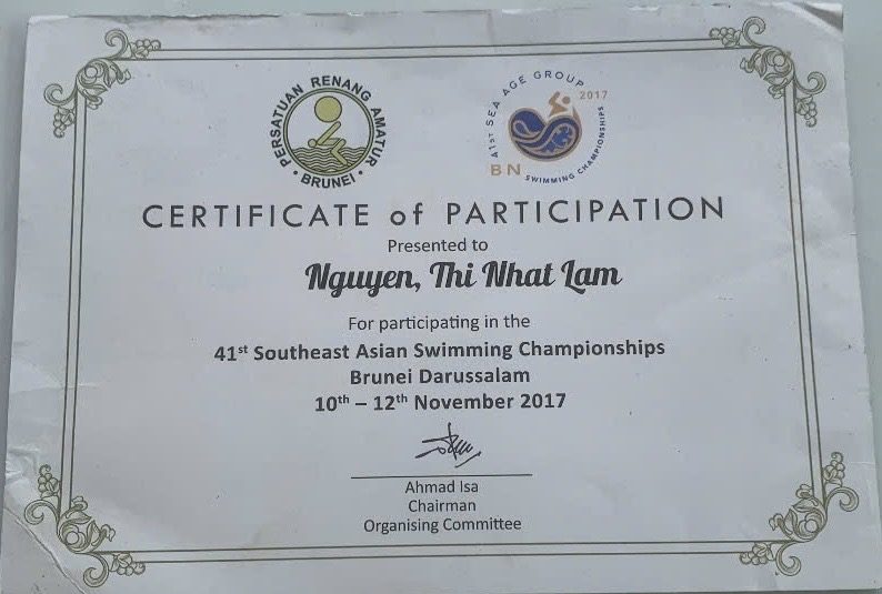 41st SE Asian Swimming Championships — Brunei, 2017