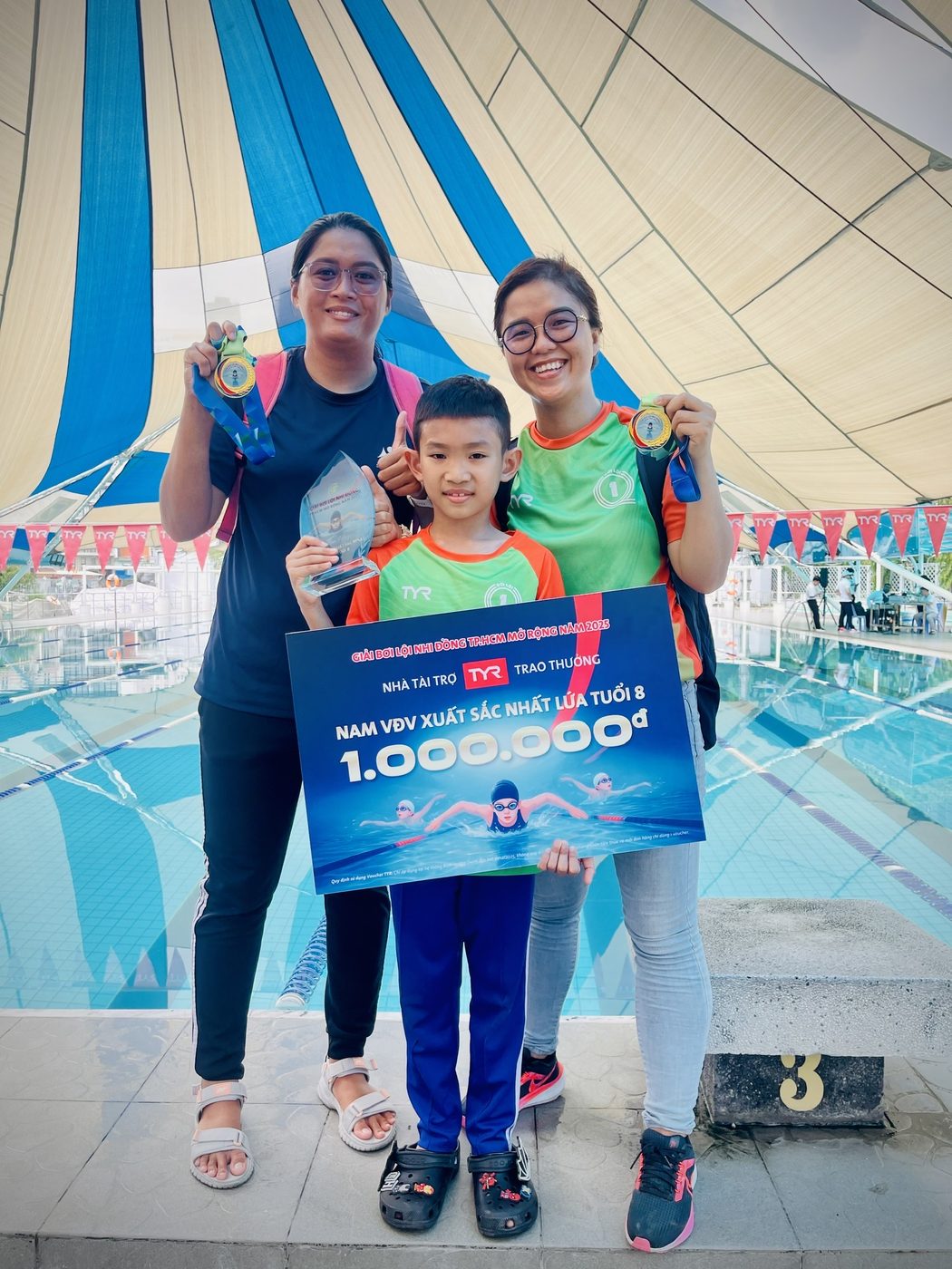 Coaching young swimmers
